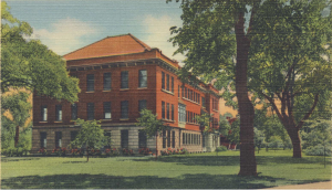 George Davis Science Hall Postcard