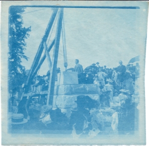 1887 Laying a cornerstone - Large